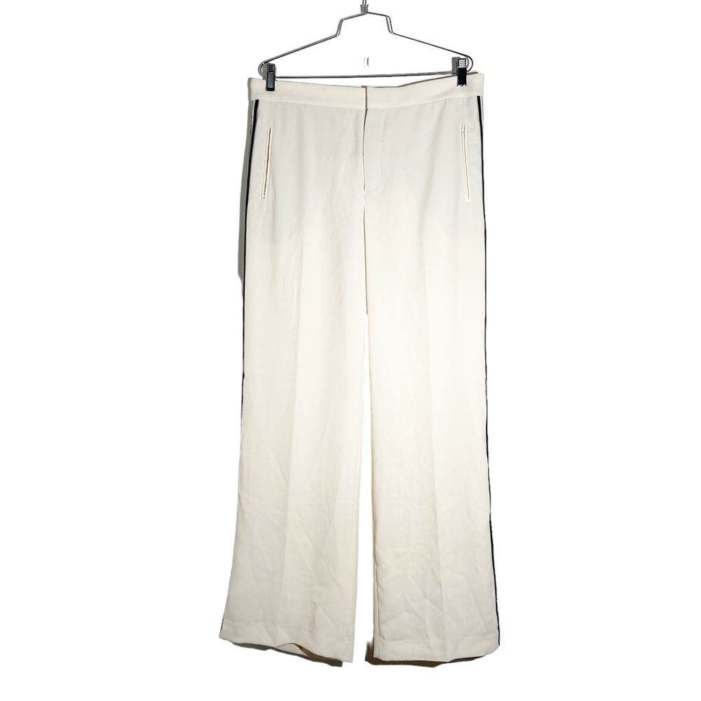 Zara White and Black Wide Leg Pants - Picture 2 of 6